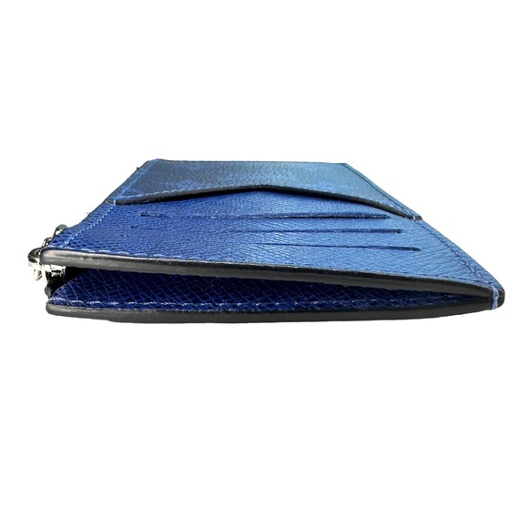 SOLD Louis Vuitton Taigarama Coin Card Holder Cobalt Blue - Picture 9 of 10